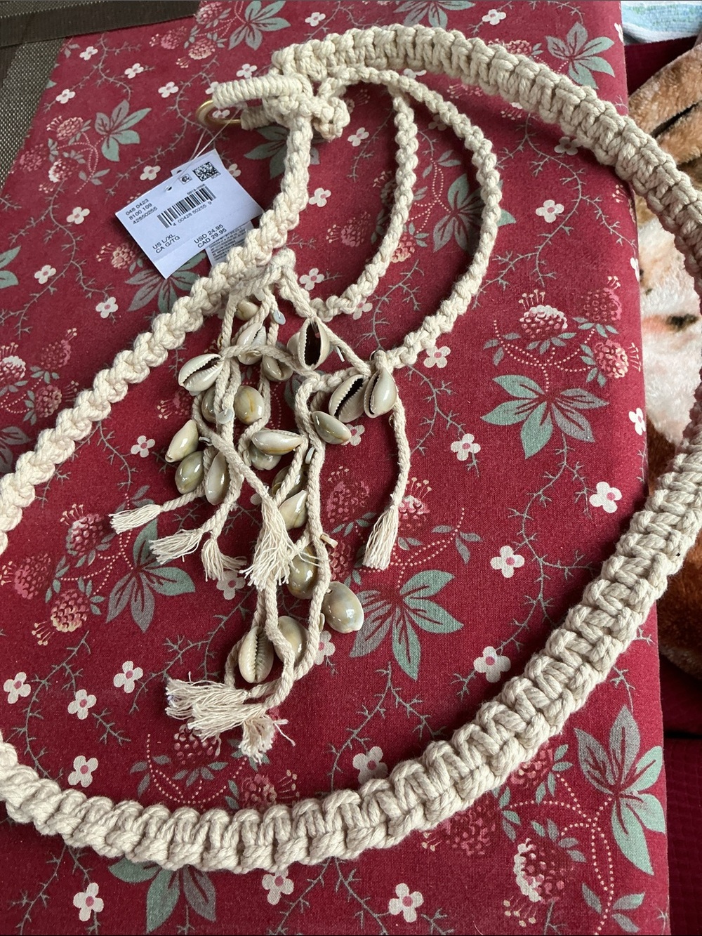 boho chic cotton belt lx new